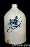 J. C. Thomas, J. C. THOMAS / TRENTON, NJ Stoneware Jug, late 19th century, Stoneware