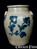 Mckenzie & Jackson, MCKENZIE & JACKSON / BEAVER, PA Stoneware Crock, circa 1860, Stoneware