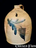 A.L. Hyssong, A. L. HYSSONG / BLOOMSBURG, PA 2 Gal. Stoneware Jug, circa 1900, Stoneware