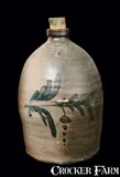 A.L. Hyssong, A. L. HYSSONG / BLOOMSBURG, PA 2 Gal. Stoneware Crock, circa 1900, Stoneware
