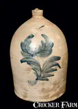 Dipple, DIPPLE / LEWISTOWN, PA Stoneware Jug, late 19th century, Stoneware