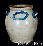 Rare Mark, J. MILLER / ALEX (James Miller, Alexandria, VA) Stoneware Jar (Rare Mark), circa 1824-26, Stoneware