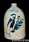 P.H. Carpenter & Co, P.H. CARPENTER & CO / SOUTHBRIDGE MASS Parrot Jug by Norton, circa 1870, Stoneware