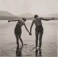 David Williams, Two Senior Girls, Loch Morlich from 'Pictures from No Man's Land', 1984, Gelatin Silver Print