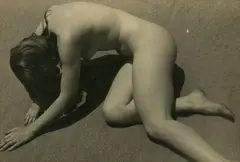 Pedro E. Guerrero, Female Nude on a Beach, Gelatin Silver Print