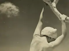 Pedro E. Guerrero, Nude Holding Branch, circa 1939, Gelatin Silver Print