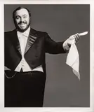 Francesco Scavullo, Luciano Pavarotti, 2004, Gelatin Silver Print