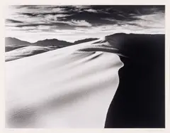 Monte Nagler, Untitled, Gelatin Silver Print 1990, "Dune Sands, White Sands, NM"