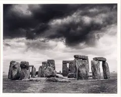 Monte Nagler, Untitled, Gelatin Silver Print 1989, "Stonehenge, Salisbury Plain, England"