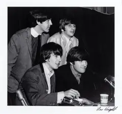 Leo Knight, Untitled, Gelatin Silver Print, Ca. 1960s, "The Beatles"