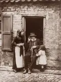 Francis Meadow Sutcliffe, Untitled, Gelatin Silver Print, Ca. 1990s, "What Did You Say My Dear?"