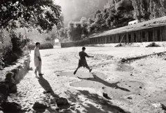 Christine de Grancy, At the Polo ground in Karimabad, Hunza Valley, Pakistan 1989, 1989, Vintage silver print on double weight semi-matte paper