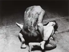 Nobuyoshi Araki, Tokyo Comedy', from the series 'River Between Life and Death, 1997, Gelatin silver print on double weight semi-matte paper