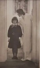 Gertrude Käsebier, Blessed Art Thou Among Women, 1903, Photogravure, printed in 1903 for "Camera Work 1" on Japanese paper