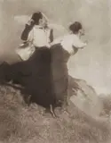 Heinrich Kühn, In the wind', Tyrol, Austria c. 1913, 1913, Multiple oil transfer print on Japanese paper