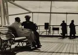 Paul Wolff, Voyage to Scandinavia with the steamer 'Resolute, 1932, Vintage silver print on double-weight glossy paper, in very good condition. Photographer's address stamp "Dr. Paul Wolff, Frankfurt am Main" with handwritten image number "L550/76", "Wiener Photo-Kuri