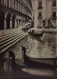 Adolf Fassbender, View of Venice, Italy 1940s, Gelatin silver print, toned, printed in the 1990s on double-weight matte paper