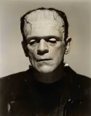Roman Freulich, Boris Karloff as 'Frankenstein's monster', Hollywood 1935, 1935, Gelatin silver print, printed in the 1950s on double-weight glossy paper