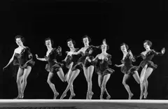 Nancy C dancing by Harold Eugene Edgerton, 1952, Gelatin silver print, printed in the 1970s on double-weight semi-matte paper, sold Jun 2024