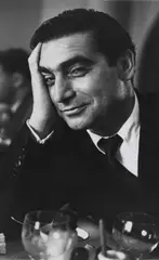 Robert Capa at Magnum luncheon, Paris 1951 by Ruth Orkin, 1951, Gelatin silver print, printed in the late 1950s on double-weight glossy paper, sold Jun 2024