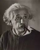 Roman Vishniac, Albert Einstein in Princeton, 1942, Large format platinum print on fine art cotton paper