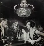 Alberto Korda, Norka smoking at a roulette table, Havana c. 1954