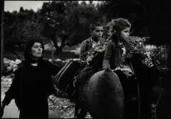 Constantine Manos, Going home from the fields, Crete, Greece 1962, 1962, Gelatin silver print, printed in the 1970s on double-weight semi-matte paper