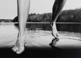 Arno Rafael Minkkinen, Beach Pond, from the portfolio 'Hands and Feet', Connecticut 1974, 1974, Gelatin silver print, printed in the 1980s on double-weight semi-matte paper