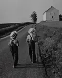 George Tice, Two Amish Boys', Lancaster, Pennsylvania 1962