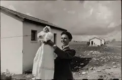 The first boy born on the pioneer kibbutz of Alma, Israel 1951 by David Seymour, 1951, Gelatin silver print, printed in 1989 on double-weight semi-matte paper, sold Jun 2024