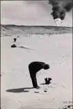 Marc Riboud, Prayer in the Rub'al Khali, Saudi Arabia 1974, 1974, Gelatin silver print, printed in 1989 on double-weight semi-matte paper