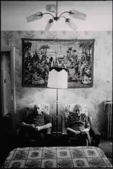 Marc Riboud, Mr and Mrs Bouglogne, Villeurbanne highrise housing complex, France 1984, 1984, Gelatin silver print, printed in 1989 on double-weight semi-matte paper
