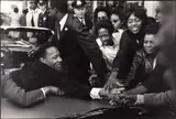 Leonard Freed, Martin Luther King, Jr. after receiving the Nobel Peace Prize, Baltimore, October 1964
