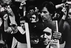 Bruno Barbey, Funeral of killed Maoist Gilles Tautin, Paris 1968, 1968, Gelatin silver print, printed in 1989 on double-weight semi-matte paper