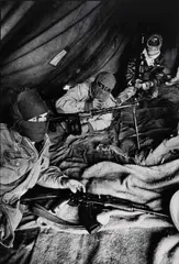 Bruno Barbey, Al-Fatah Palestine Command, Jordan 1969, 1969, Gelatin silver print, printed in 1989 on double-weight semi-matte paper