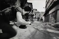 Raymond Depardon, Christian Falangist fighter, Beirut, Lebanon 1978, 1978, Gelatin silver print, printed in 1989 on double-weight semi-matte paper