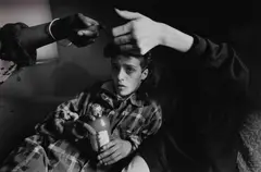 Eugene Richards, Crack den, New York City 1988, 1988, Gelatin silver print, printed in 1989 on double-weight semi-matte paper