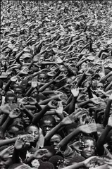 Peter Marlow, Rhodesian refugees in a camp, Zambia 1978, 1978, Gelatin silver print, printed in 1989 on double-weight semi-matte paper