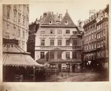 Josef Löwy, The 'Elefantenhaus' before demolition, Vienna 1865, 1865, Albumen print