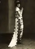 Wilhelm Willinger, Wiener Werkstätte' fashion by Eduard J. Wimmer-Wisgrill, 1919, Vintage silver print on single-weight semi-matte paper, mounted on brown card