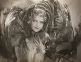 Atelier Manasse, Actress and Charleston dancer Bee Jackson, Vienna c. 1930, 1930, Vintage silver print on double-weight semi-matte paper, in good condition. Photographer's studio stamp with address Vienna Kärntnerring 15, "Wiener Foto-Kurier" agency stamp, and handwritten annotatio
