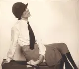 Trude Fleischmann, Helene Thimig in riding outfit, Vienna 1929