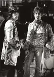David Magnus, John Lennon and Mick Jagger at the live broadcast of 'Our World', London 1967, 1967, Gelatin silver print on double-weight semi-matte paper