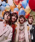 David Magnus, The Beatles before broadcasting 'All You Need Is Love', London 1967, 1967, Chromogenic print, printed later on double-weight paper
