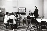 David Magnus, The Beatles in the Abbey Road Studios canteen, London 1967, 1967, Gelatin silver print, printed later on double-weight semi-matte paper