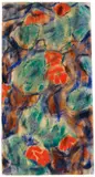 Kapuzinerkresse by Christian Rohlfs, Aquarell auf Karton, sold Jun 2016