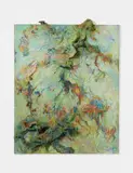 "Hexen-Visage" by Bernard Schultze, Mischtechnik (Öl, Drahtgeflecht, Gipsbinden) auf Leinwand, sold Jun 2016