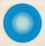 Robert (Holger Skiebe) Rotar, "Rotation blau", Öl auf Leinwand
