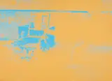 Andy Warhol, Electric Chair, Farbserigrafie auf Karton