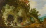 Josse II de Momper, und Jan Brueghel d.Ä.  (Brüssel 1568 - 1625 Antwerpen), Öl auf Holz